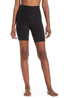 Beyond Yoga High Waist Biker Shorts Darkest Night at Nordstrom,