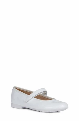 Geox Plie Mary Jane Flat White at Nordstrom