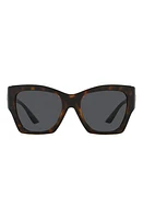 Versace 55mm Square Sunglasses in Havana at Nordstrom