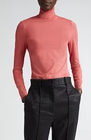 St. John Collection Nuda Jersey Turtleneck Top Rose at Nordstrom,