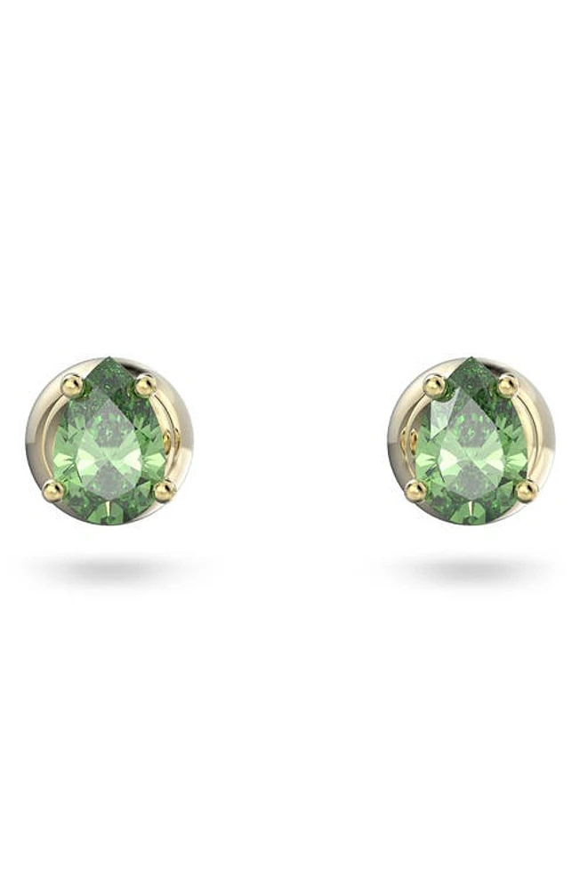 Swarovski Stilla Stud Earrings in Green at Nordstrom