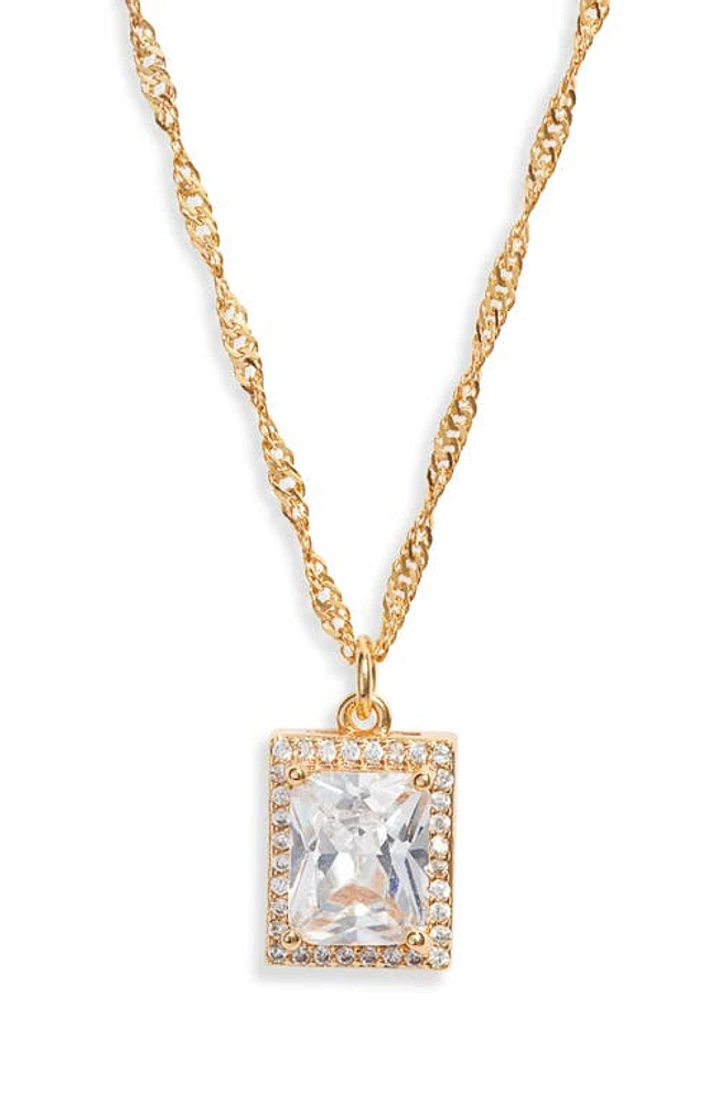 VIDAKUSH The Vixen Pendant Necklace in Clear at Nordstrom, Size 16