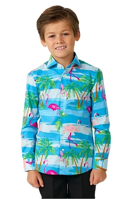 OppoSuits Kids' Flaminguy Dress Shirt Miscellaneous at Nordstrom