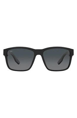 Costa Del Mar Paunch 57mm Gradient Square Sunglasses in Black at Nordstrom