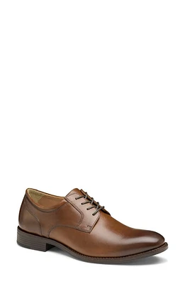 Johnston & Murphy Lewis Plain Toe Derby in Tan Full Grain at Nordstrom, Size 11