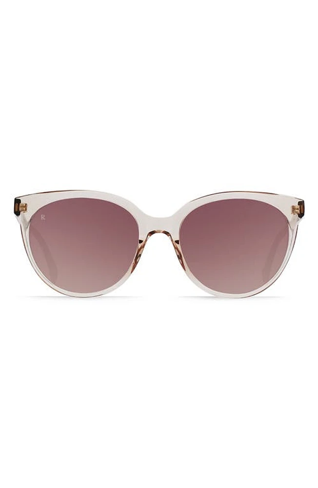 RAEN Lily 54mm Polarized Cat Eye Sunglasses in Dawn/Blush Mirror at Nordstrom