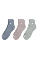 Nike 3-Pack Dri-FIT Everyday Plus Cushioned Ankle Socks at