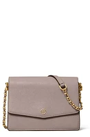 Tory Burch Robinson Convertible Leather Shoulder Bag in Gray Heron at Nordstrom