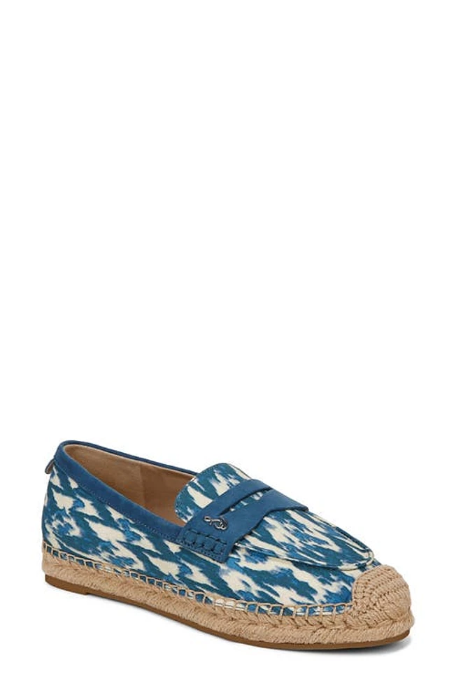 Sam Edelman Kai 2 Espadrille Loafer Blue Lapis Multi at Nordstrom,