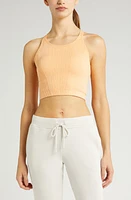 zella Ripple Longline Seamless Bra at Nordstrom,