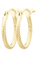 Mignonette 14K Gold Spiral Hoop Earrings at Nordstrom