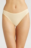 Chantelle Lingerie Soft Stretch Thong in Sunflower Yellow at Nordstrom