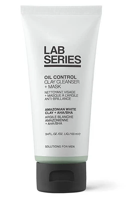 Lab Series Skincare for Men Oil Control Clay Cleanser + Mask at Nordstrom, Size 3.4 Oz