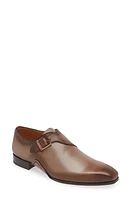 Mezlan Scarpe Single Monk Strap Shoe in Taupe at Nordstrom, Size 10