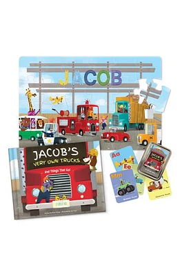 I See Me! 'Trucks' Personalized Book, Game and 24-Piece Puzzle Set in Multi Color at Nordstrom