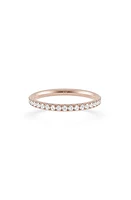 Spinelli Kilcollin 18K Rose Gold Pavé Diamond Band Ring at Nordstrom