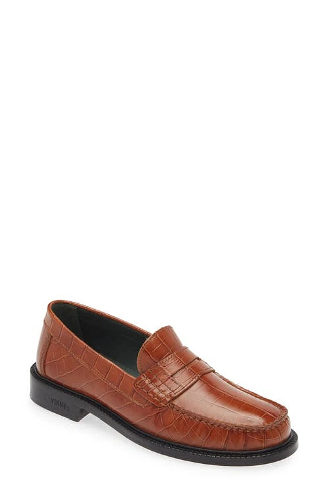 VINNY'S Yardee Penny Loafer Brown at Nordstrom,