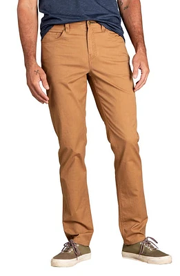 Toad & Co Mission Ridge Organic Cotton Blend Pants Tabac Vintage Wash at Nordstrom, X