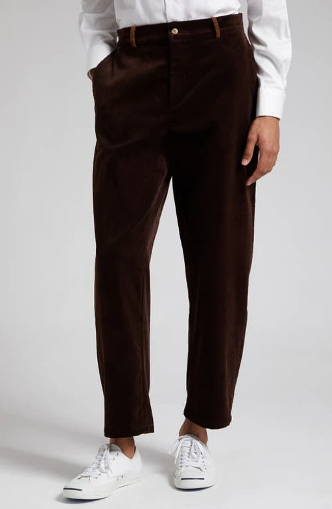 De Bonne Facture Cotton Corduroy Balloon Pants Brown/tan at Nordstrom, Us