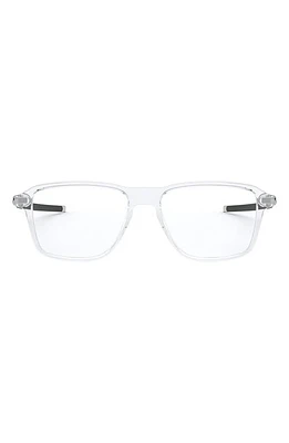 Oakley 54mm Square Optical Glasses in Clear at Nordstrom