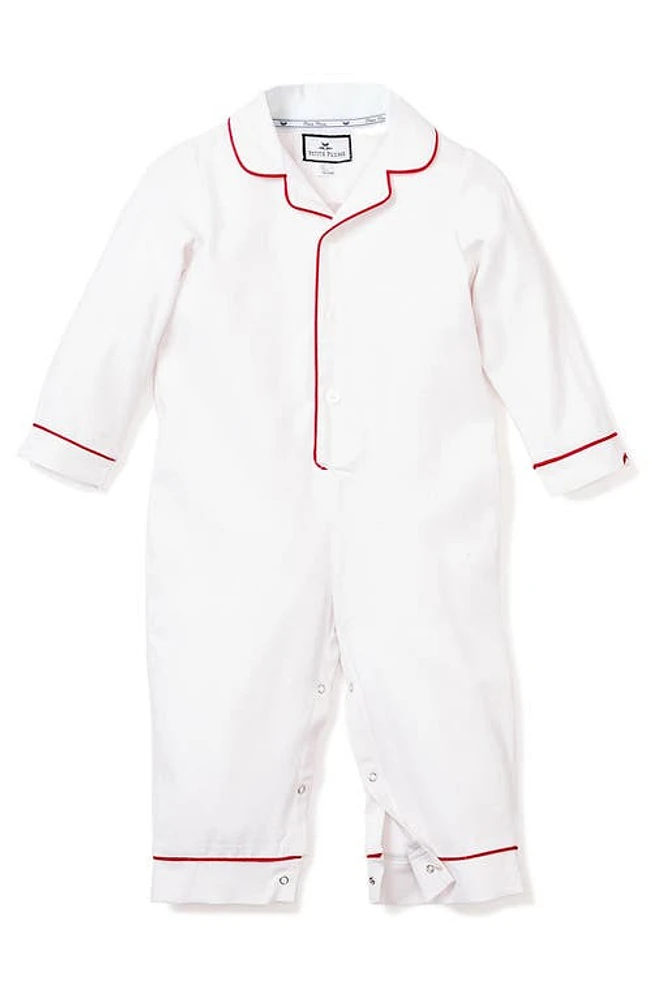 Petite Plume One-Piece Pajamas White at Nordstrom,