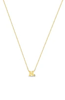 Zoë Chicco Diamond Initial Pendant Necklace in Yellow Gold-N at Nordstrom, Size 16