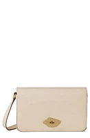 Mulberry Lana High Gloss Leather Wallet on a Strap in Eggshell at Nordstrom