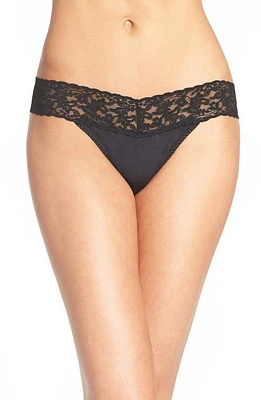 Hanky Panky Original Rise Thong in Black at Nordstrom