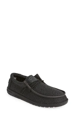 Hey Dude Wally Slip-On Shoe in Micro Total Black at Nordstrom, Size 8