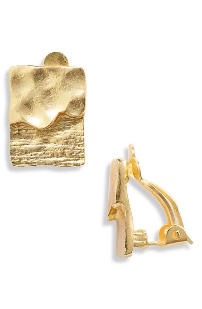 Karine Sultan Clip-On Earrings in Gold at Nordstrom