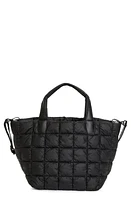 VeeCollective Medium Porter Water Repellent Quilted Tote in Matt Black at Nordstrom