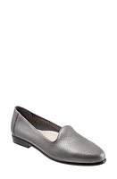 Trotters Liz Flat Pewter Leather at Nordstrom,