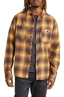 ONE OF THESE DAYS San Marcos Plaid Flannel Button-Up Shirt in Saffron at Nordstrom, Size X-Large