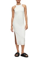 AllSaints Mako Embroidery Trim Sleeveless Dress at Nordstrom,