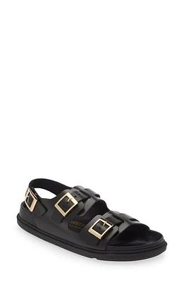 Birkenstock Cannes High Shine Exquisite Sandal Black at Nordstrom,