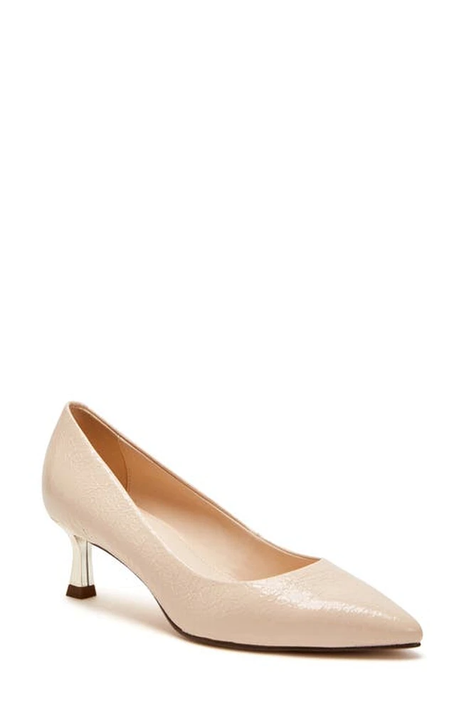 Katy Perry The Golden Pointed Toe Kitten Heel Pump Cream at Nordstrom,