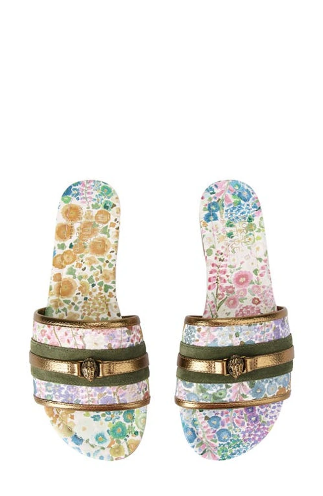 Kurt Geiger London x Floral Couture Southbank Slide Sandal Muted at Nordstrom,