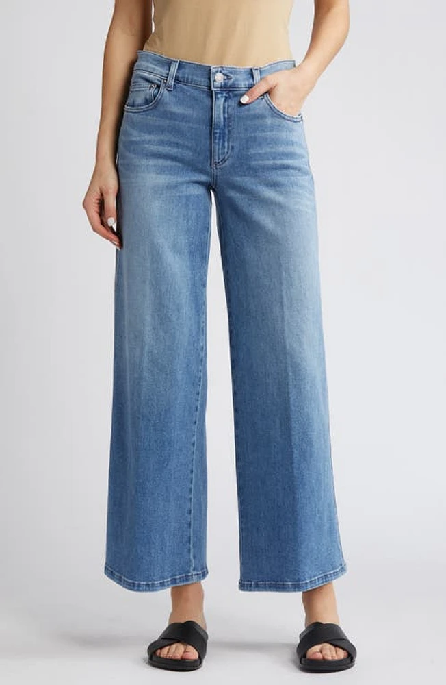 Le Jean Juliette Ankle Wide Leg Jeans Wind Of Change at Nordstrom,