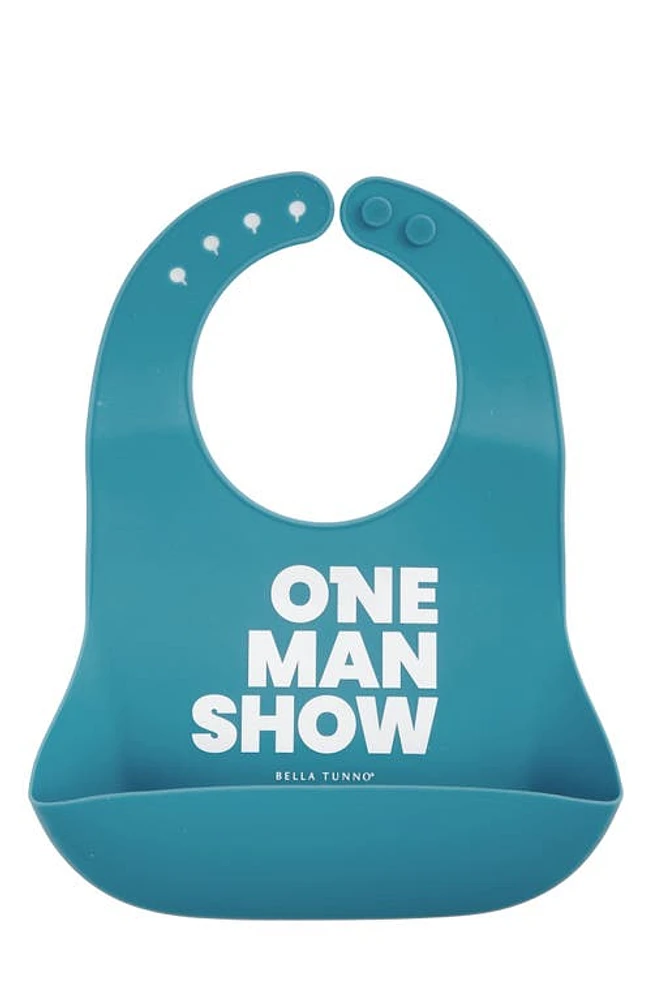 Bella Tunno One Man Show Wonder Bib in Blue at Nordstrom