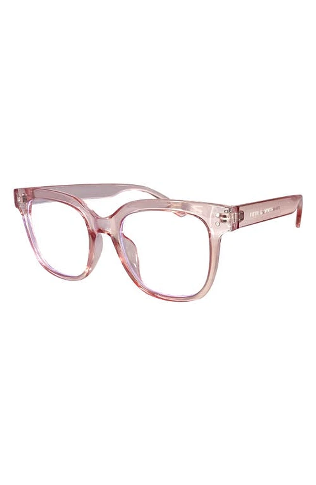 Fifth & Ninth Draper 49mm Square Blue Light Blocking Glasses in at Nordstrom