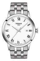 Tissot Classic Dream Bracelet Watch, 42mm in White at Nordstrom