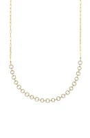 Bony Levy Varda Luxe Diamond Link Necklace in Gold/Diamond at Nordstrom, Size 18