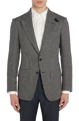 TOM FORD Atticus Houndstooth Wool Blend Sport Coat Combo Moonlight Grey/Black at Nordstrom, Us