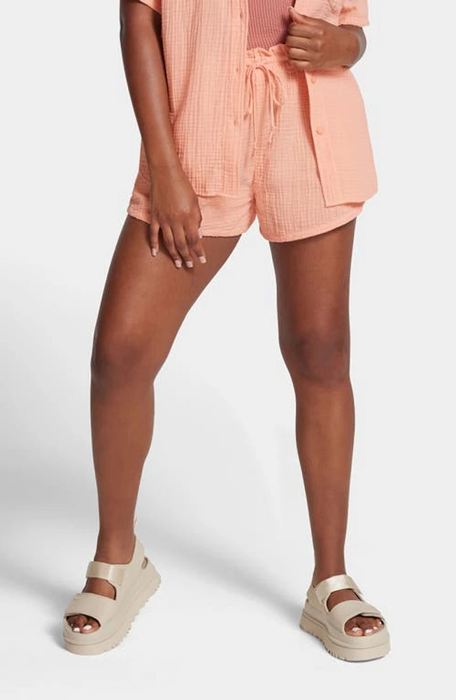 UGG(r) Moriah Cotton Gauze Lounge Shorts at Nordstrom,