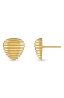 Pamela Zamore Isla Trillion Stud Earrings in Gold at Nordstrom