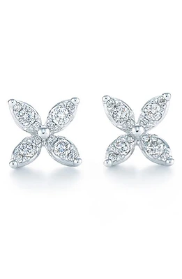 Kwiat Sunburst Diamond Stud Earrings in White Gold at Nordstrom