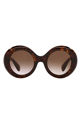 Oliver Peoples Dejeanne 50mm Round Sunglasses in Dark Brown at Nordstrom