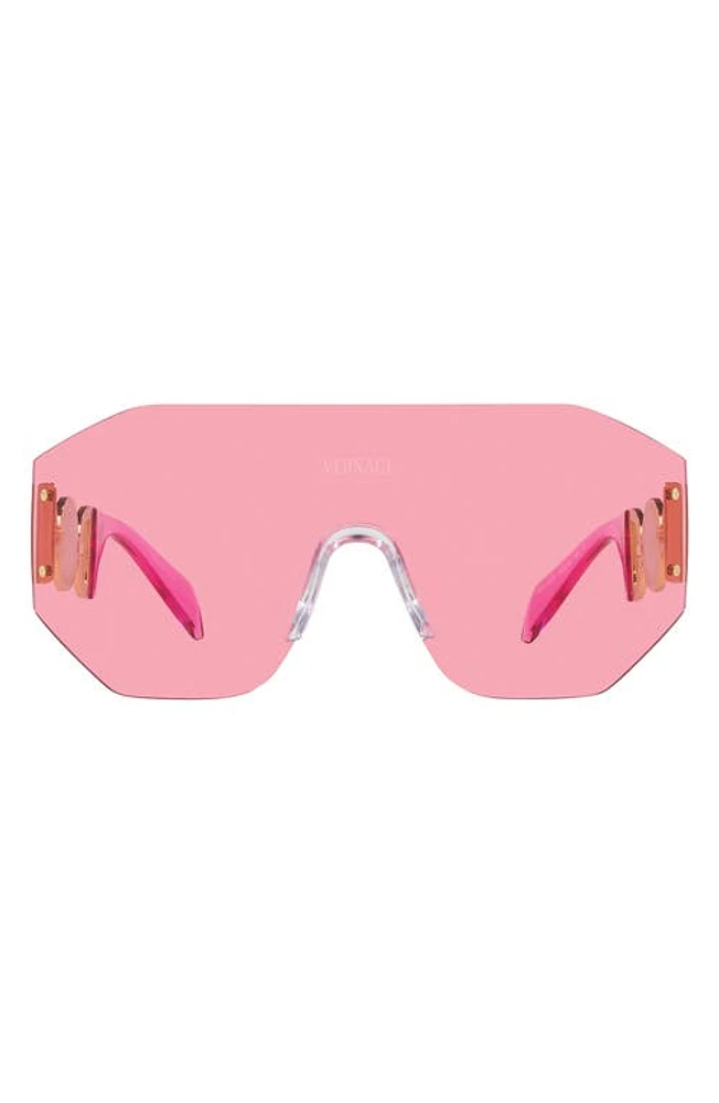 Versace 45mm Irregular Sunglasses in Pink at Nordstrom