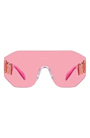 Versace 45mm Irregular Sunglasses in Pink at Nordstrom