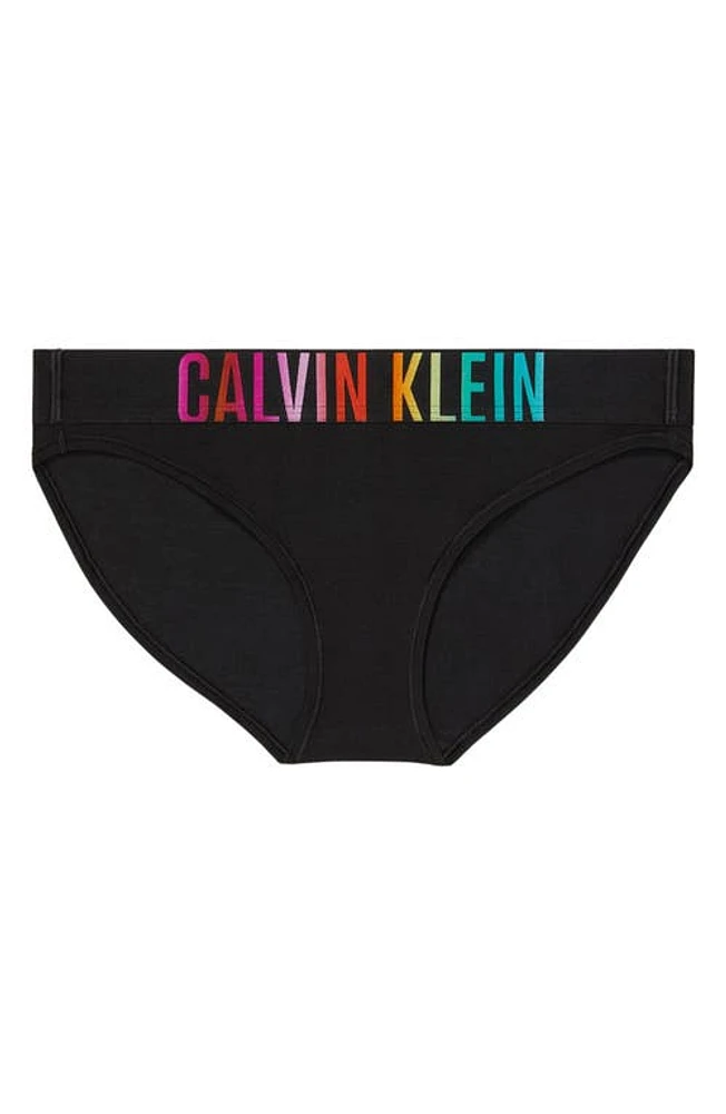 Calvin Klein Logo Band Cotton Blend Bikini at Nordstrom,